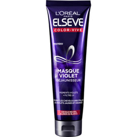 Masque capillaire violet color vive ELSEVE, pot de 150ml