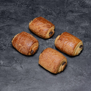 U SAVEURS Pain au chocolat pur beurre, 4 pièces, 280g