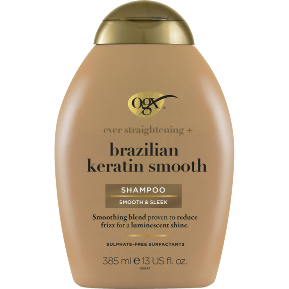 Shampooing brazilian kératin OGX 385ml