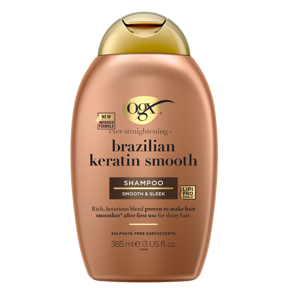Shampooing brazilian kératin OGX 385ml