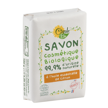 Savon citron bio LA CIGALE, 100g