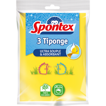 Tissu éponge Tiponges SPONTEX, x3