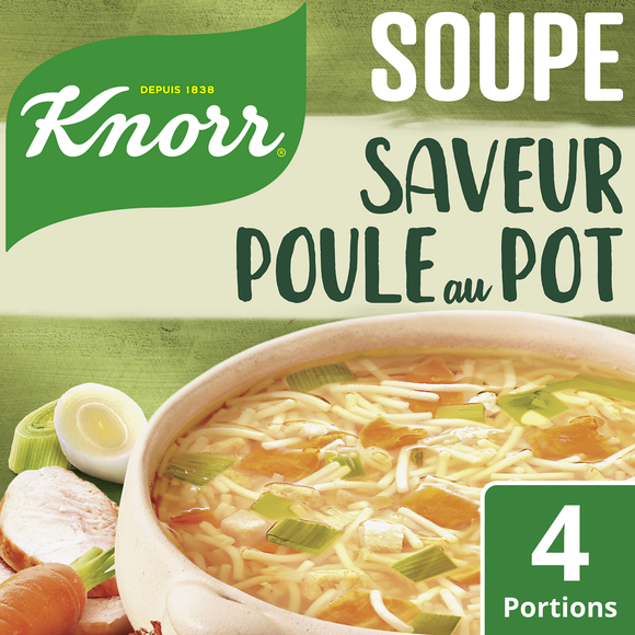 Soupe déshydratée Poule au Pot aux Petits Légumes KNORR 4 portions