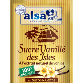 Sucre vanillé des Isles ALSA, 7 sachets soit 53g