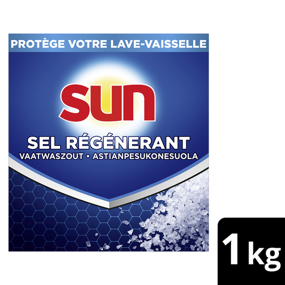 Sel régénérant lave-vaiselle standard SUN 1kg