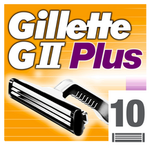 Lames pour rasoir masculin GII Plus GILLETTE, x10
