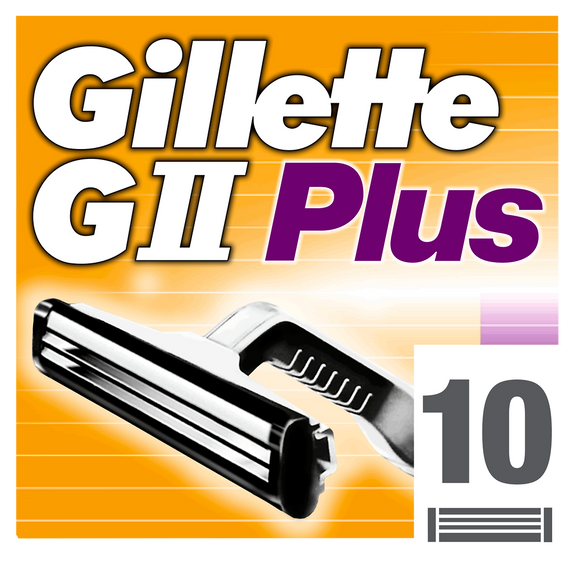 Lames pour rasoir masculin GII Plus GILLETTE, x10