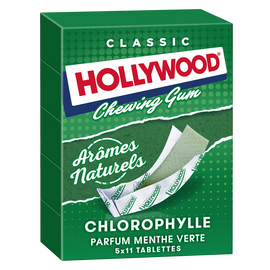 Chewing-gum chloro Régular HOLLYWOOD, x11, 155g