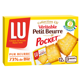 Biscuits Véritable Petit Beurre Pocket LU, paquet de 300g