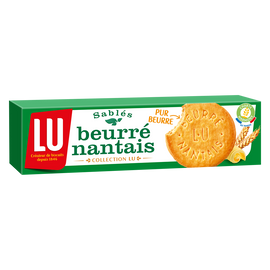 Biscuits sablés Beurrés Nantais LU - Paquet de 130g