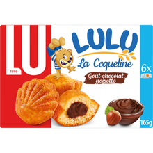 Gâteaux fourrés chocolat noisettes La Coqueline LU, 6x4 sachets