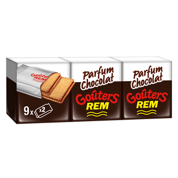 Biscuits fourrés au chocolat REM LU - 3 paquets de 125g
