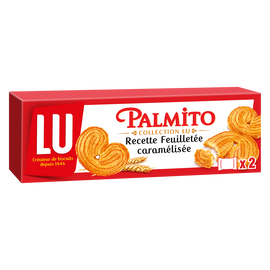 Biscuits feuilletés caramélisés Palmito LU, paquet de 100g