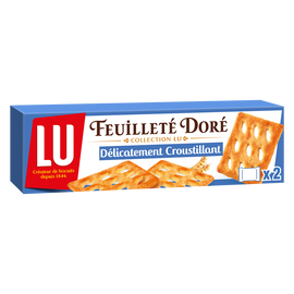 Biscuits feuilletés Doré LU, paquet de 125g