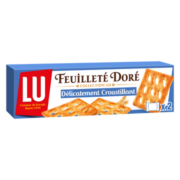 Biscuits feuilletés Doré LU, paquet de 125g