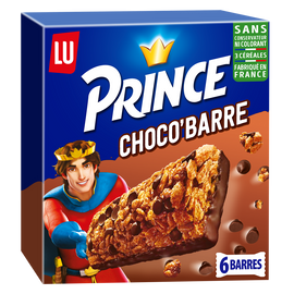 Biscuits Chocolat Barre Prince LU - Paquet de 125g