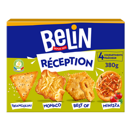 Biscuits apéritifs crackers réception BELIN - Paquet de 380g