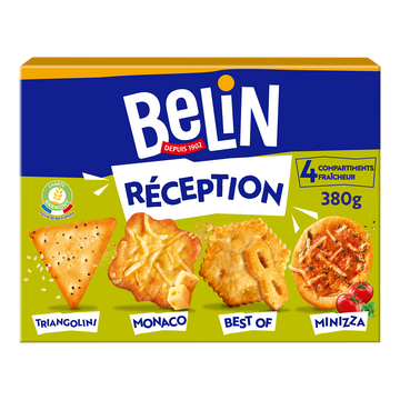 Biscuits apéritifs crackers réception BELIN - Paquet de 380g