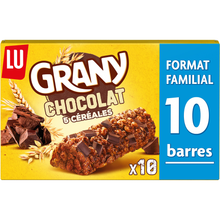 Barres de céréales au chocolat GRANY - Boite de 10 - 208g