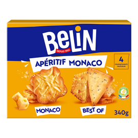 Biscuits apéritifs crackers Monaco BELIN - Paquet de 340g