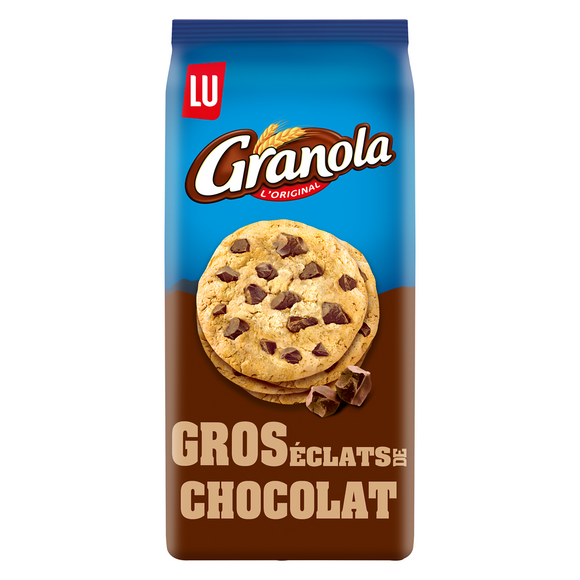 Cookies aux gros éclats de chocolat GRANOLA, paquet de 184g