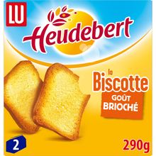 Biscottes Goût brioché HEUDEBERT - Paquet de 32 tranches - 290g