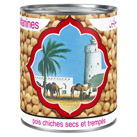 Pois chiches sultanine D'AUCY - Boîte 530g