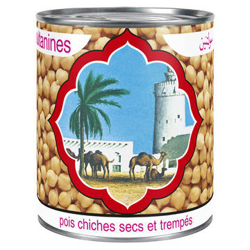 Pois chiches sultanine D'AUCY - Boîte 530g