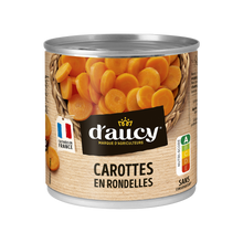Carottes rondelles Cultivé en France D'AUCY - 240g
