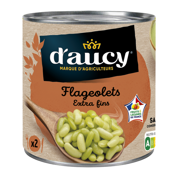 Flageolets extra-fins Cultivé en France D'AUCY - 265g