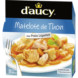 Matelote de thon aux petits légumes D'AUCY, 300g