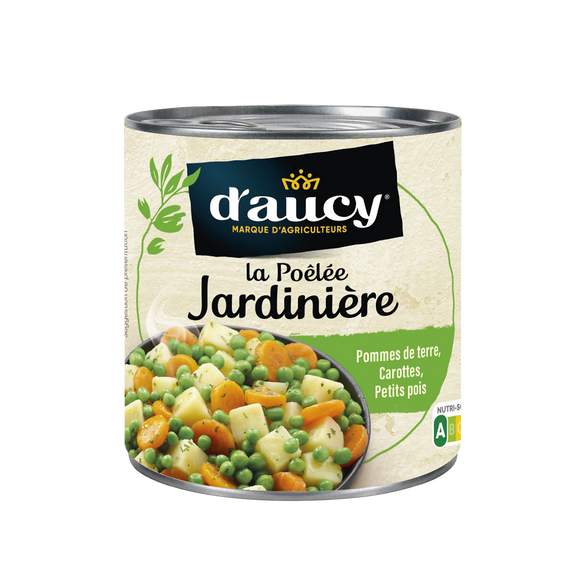 Poêlée jardinière de légumes D'AUCY - Boîte 290g