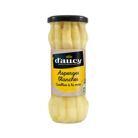 Asperges blanches grosses D'AUCY - Bocal 205g