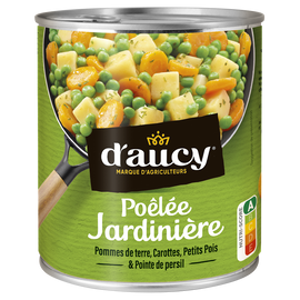 Poêlée jardinière de légumes D'AUCY - Boîte 580g