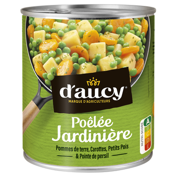 Poêlée jardinière de légumes D'AUCY - Boîte 580g