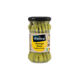 Asperges vertes miniatures D'AUCY - Bocal 100g