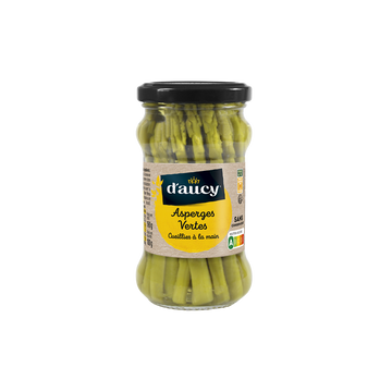 Asperges vertes miniatures D'AUCY - Bocal 100g