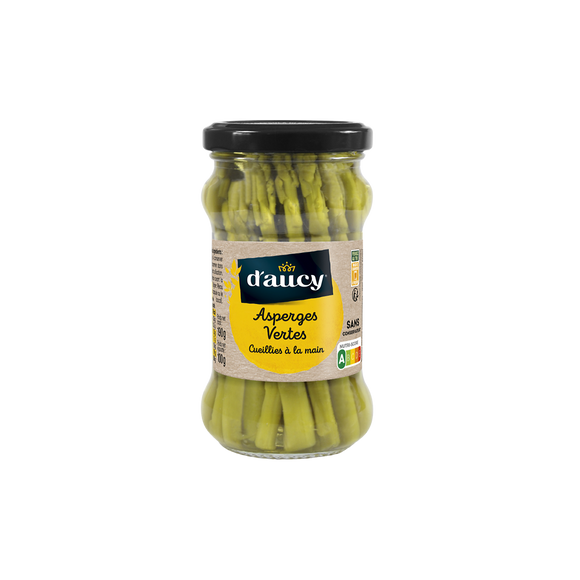 Asperges vertes miniatures D'AUCY - Bocal 100g