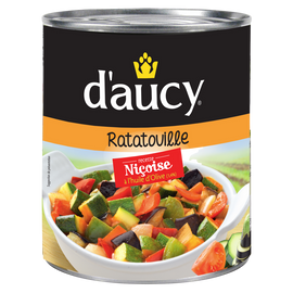 Ratatouille cuisinée D'AUCY - Boîte 750g