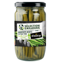 Haricots verts extra fins Cultivé en France D'AUCY - 180g