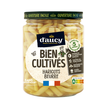 Haricots beurre Cultivé en France D'AUCY - 290g