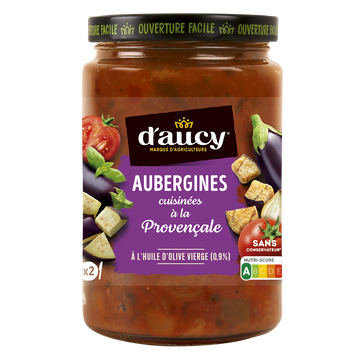 Aubergines cuisinées à la Provençale D'AUCY 380g