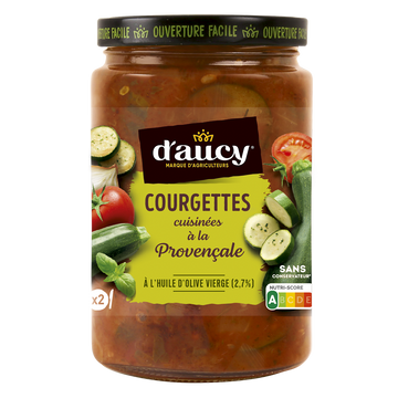 Courgettes cuisinées à la PRovençale D'AUCY 380g