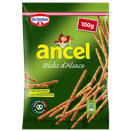 Biscuits apéritifs sticks d'Alsace DR OETKER, étui de 100g