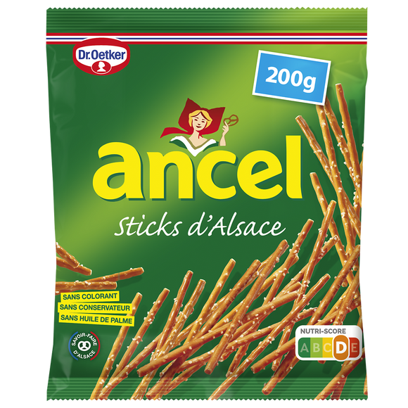 Sticks apéritif ANCEL, sachet 200g