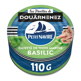 Émietté de Thon Le Mariné Basilic PETIT NAVIRE - 110g