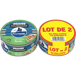 Thon mariné basilic PETIT NAVIRE, 2x110g