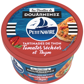 Tartinades de Thon Tomates Séchées & Thym PETIT NAVIRE - 125g