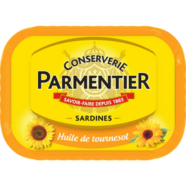 Sardines huile de tournesol PARMENTIER - 135g