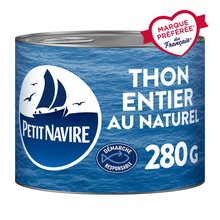 Thon au Naturel Démarche Responsable PETIT NAVIRE - 280g poids net égoutté